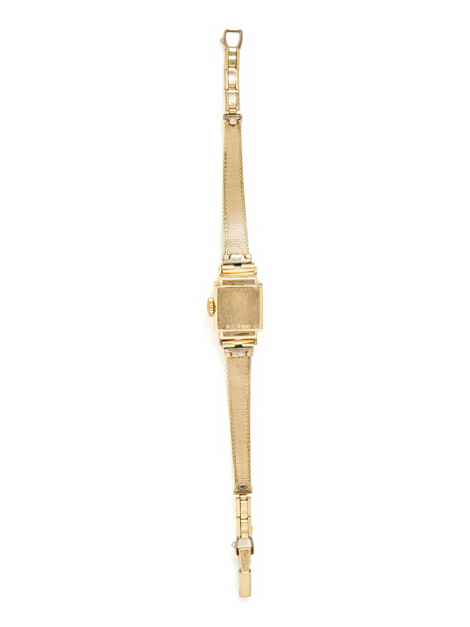 LECOULTRE, 14K YELLOW GOLD WATCH