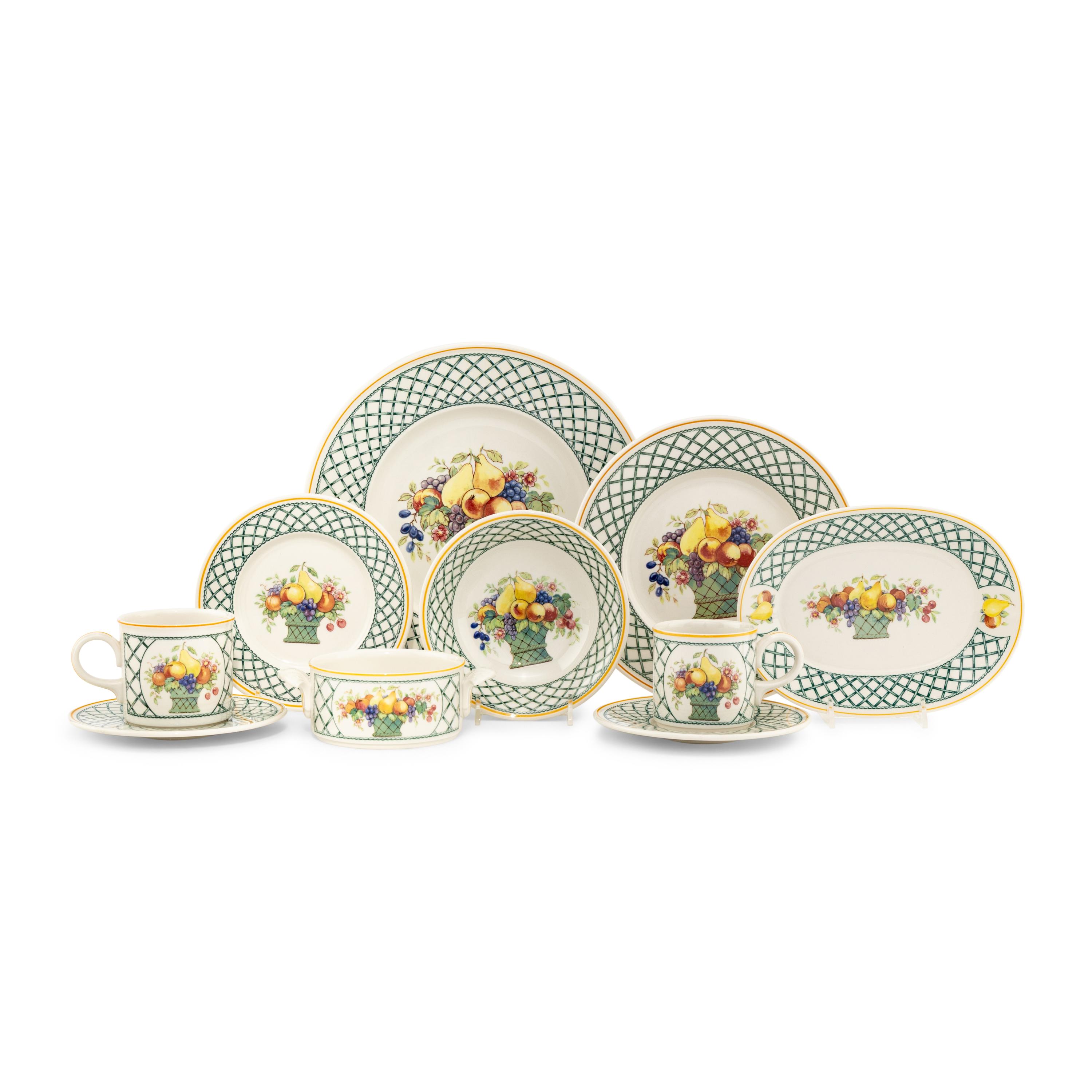 A Villeroy and Boch Porcelain Dinner Service