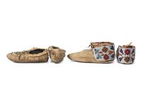 Great Lakes Beaded Hide Moccasins