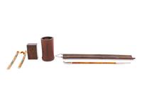Six Chinese Bamboo and Hardwood Articles