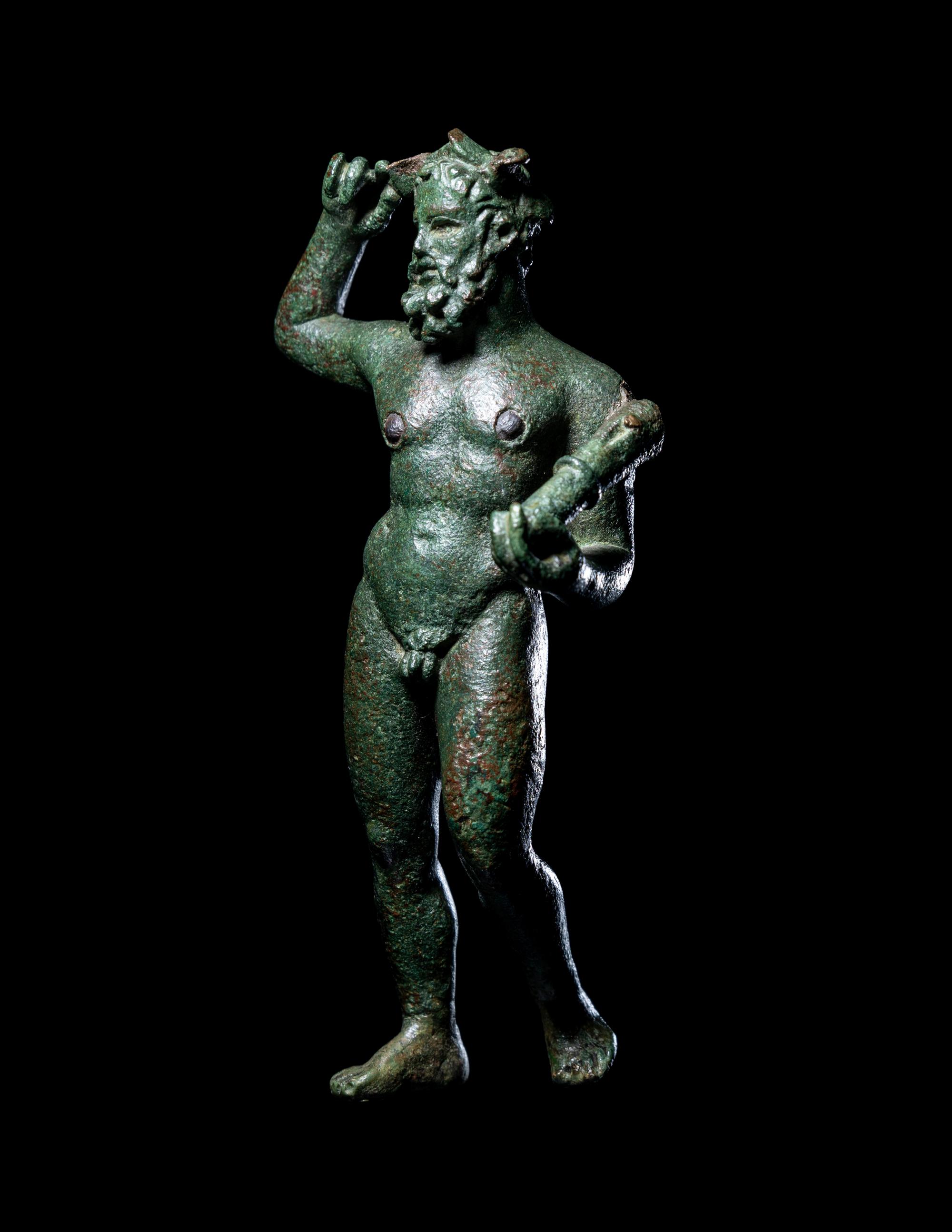 A Hellenistic Bronze Nude Herakles
