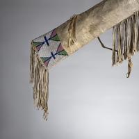 Sioux Beaded Hide Rifle Scabbard
