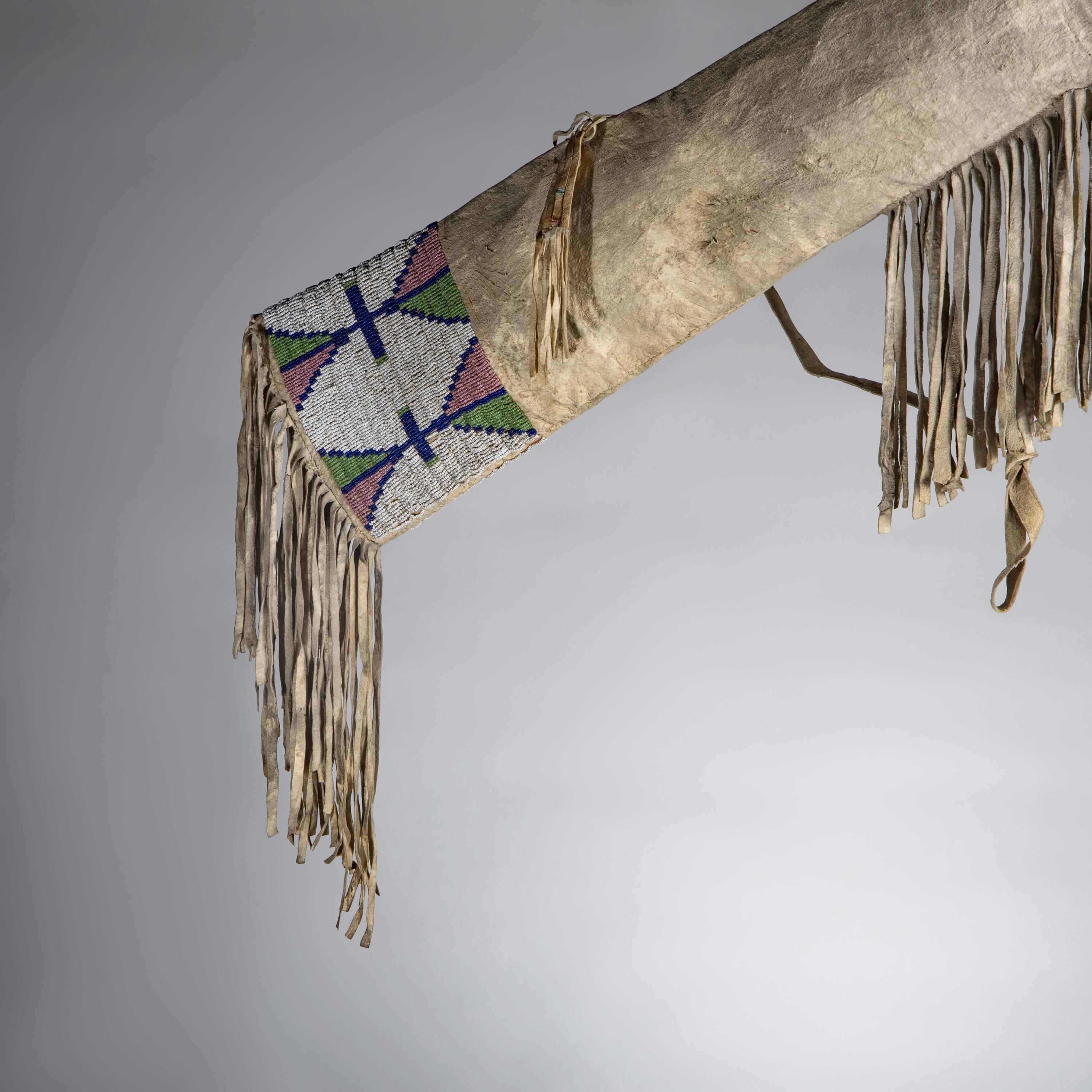Sioux Beaded Hide Rifle Scabbard