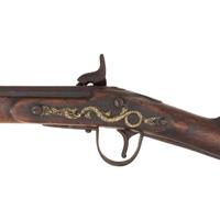 Percussion Northwest Trade Gun by Barnett Dated 1889