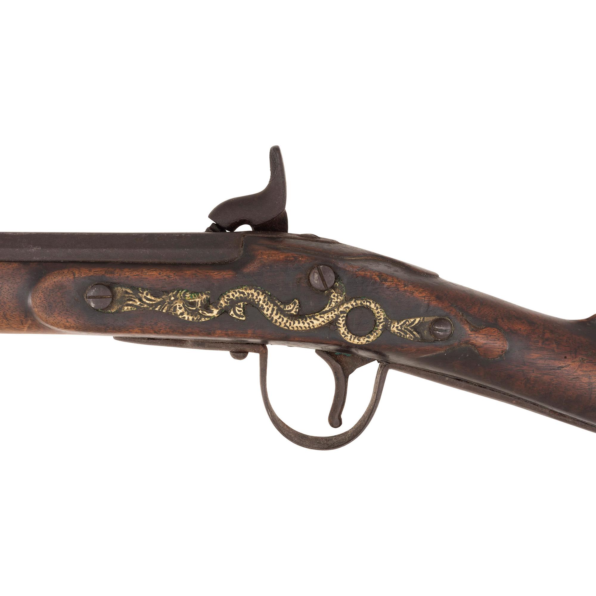 Percussion Northwest Trade Gun by Barnett Dated 1889