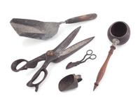 Nine Iron and Tin Kitchen Tools