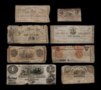 [CONFEDERATE STATES OF AMERICA] A Group of Six $20 Notes