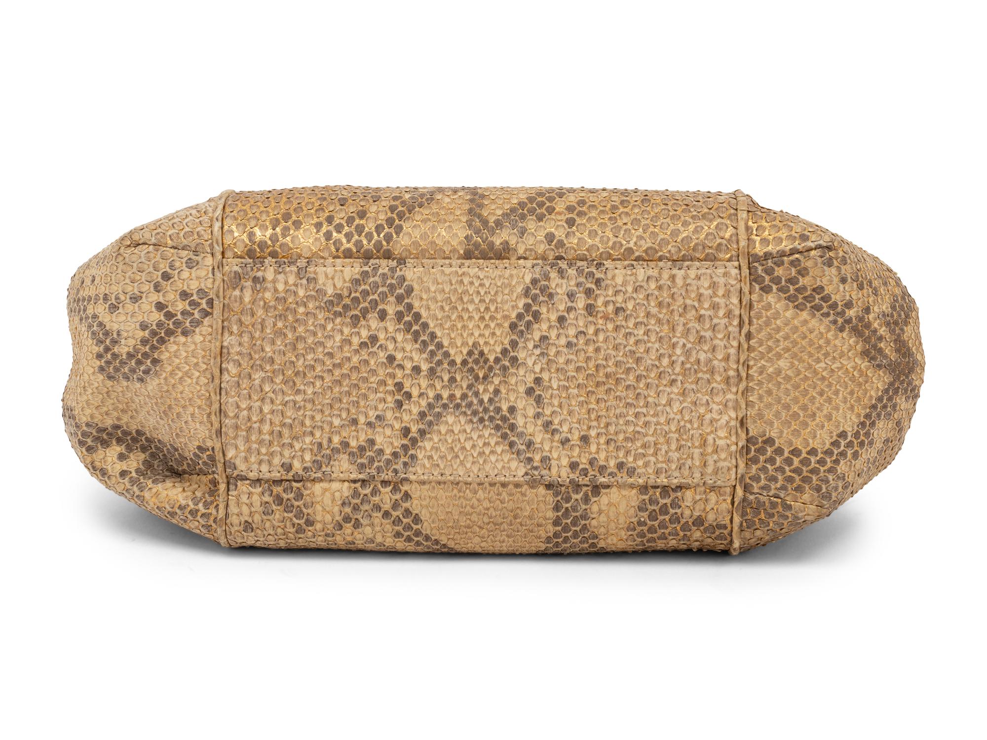 Judith Leiber Python Shoulder Bag