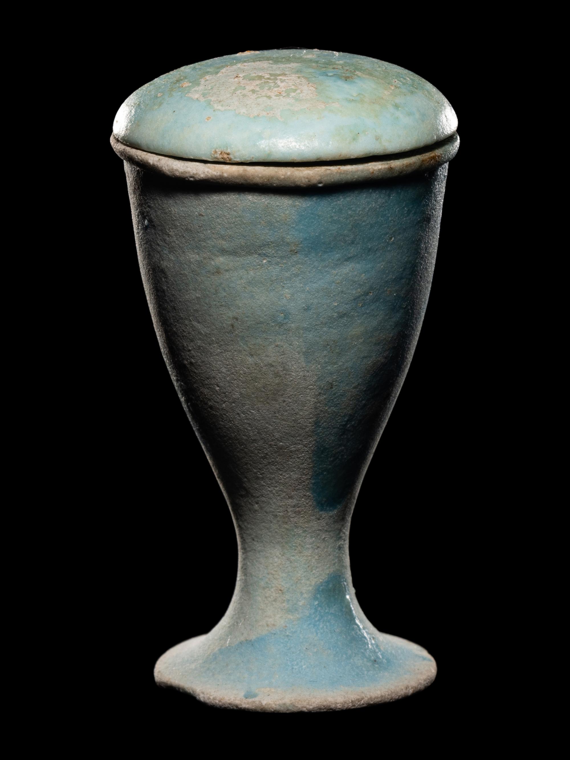 Two Egyptian Faience Cups