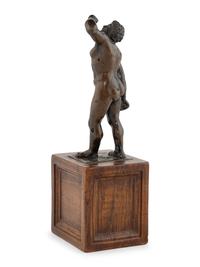 A Continental Bronze Figure of a Male Figure, Possibly Hercules