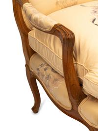 A Pair of Louis XV Provincial Style Armchairs