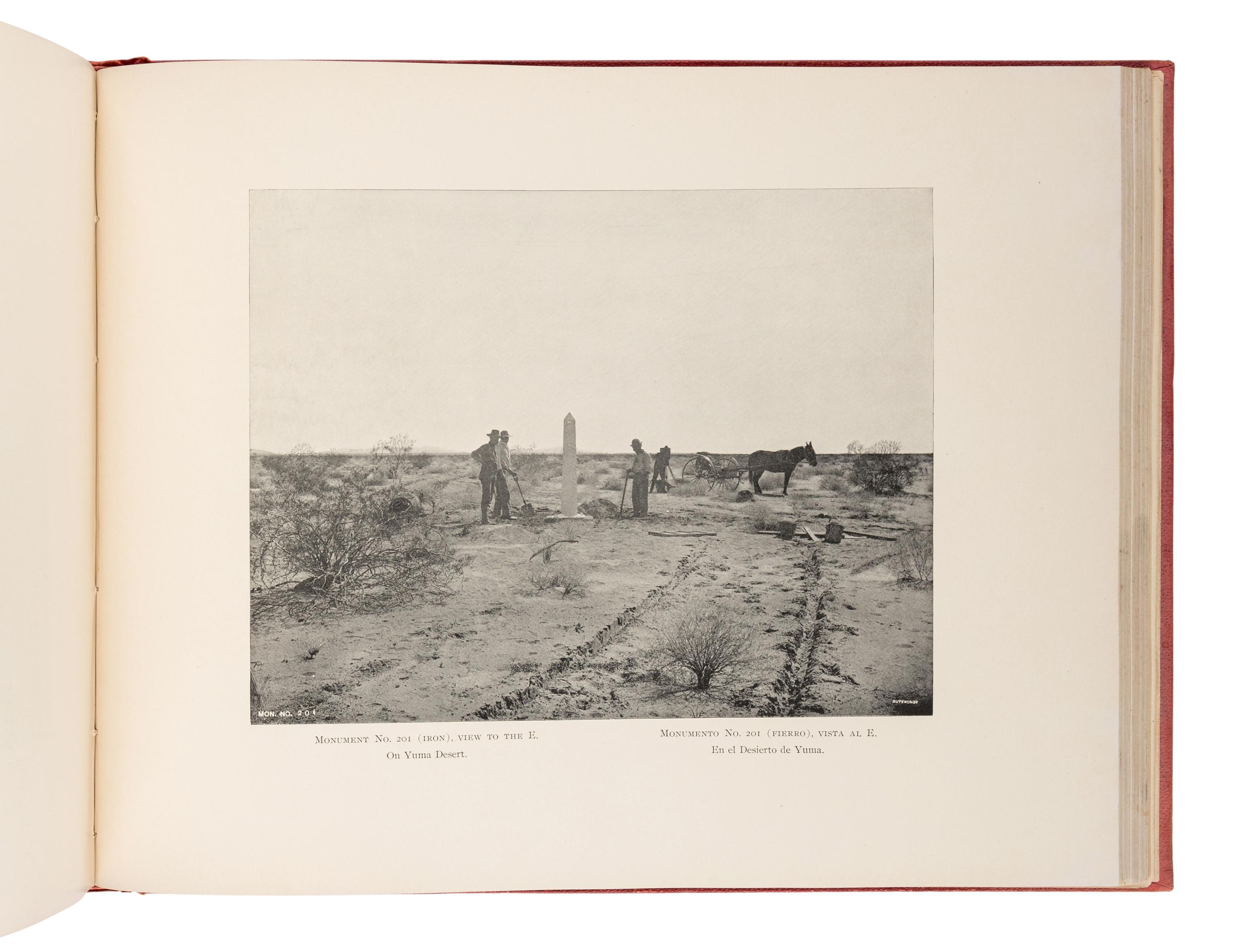 [INTERNATIONAL BOUNDARY COMMISSION]. Report of the Boundary Commission Upon the Survey and Re-Marking of the Boundary Between the United States and Mexico West of the Rio Grande , 1891-1896. Washington: Government Printing Office, 1898.