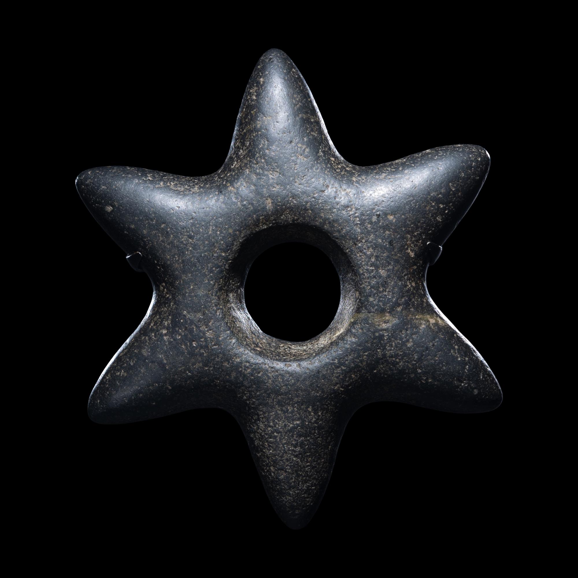 A Moche Stone Mace Head