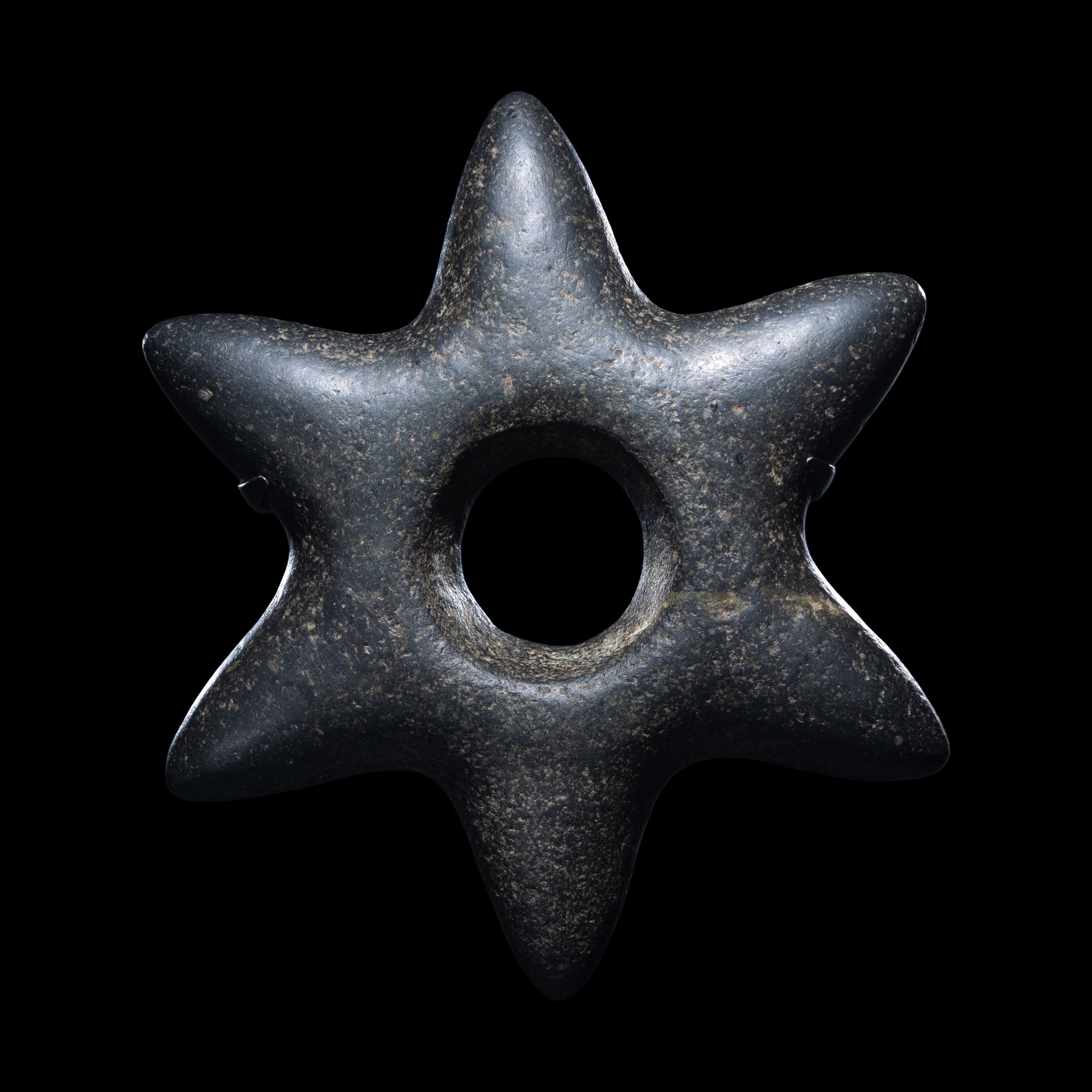 A Moche Stone Mace Head