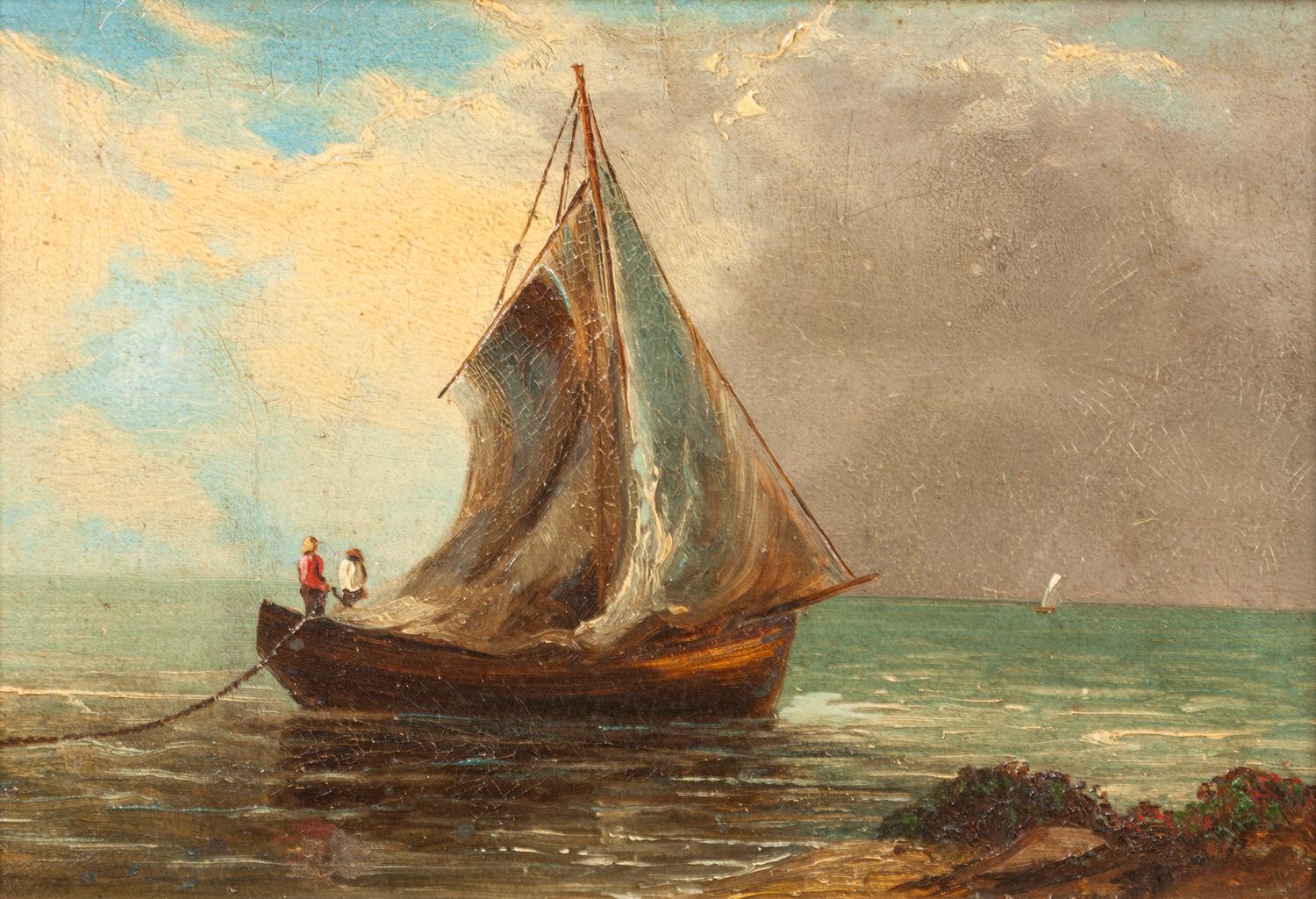 Artist Unknown, (19th century), Sailboat at Shore