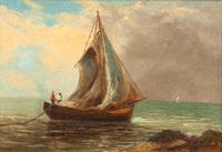 Artist Unknown, (19th century), Sailboat at Shore