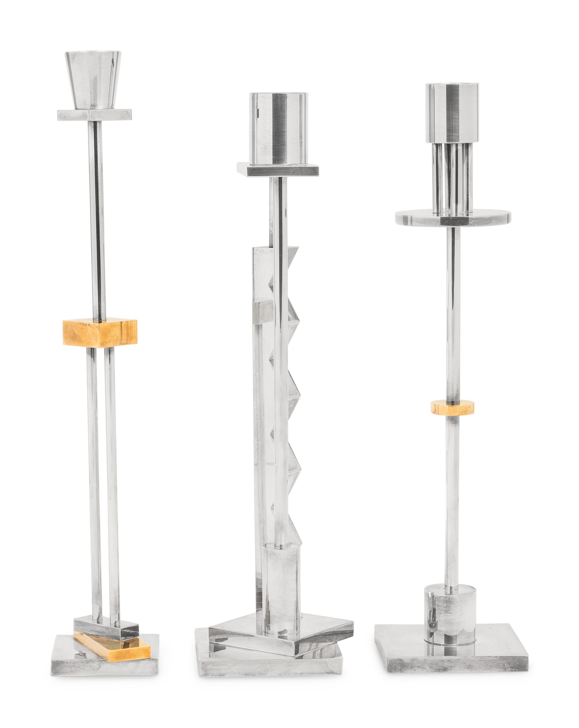 Three candlesticks for Swid Powell, Italy