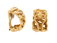 YELLOW GOLD EARRINGS
