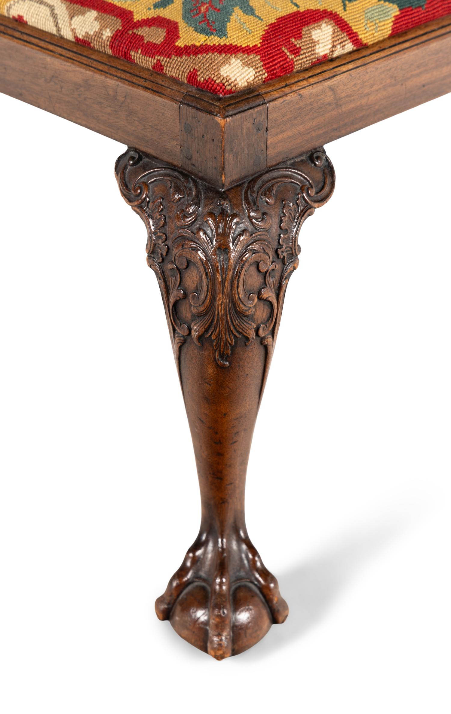 A George II Mahogany Corner Chair