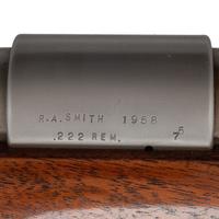 *R.A. Smith .222 Remington Heavy Bench Rifle with Unertl 20x Scope, Customized by John Oberlies
