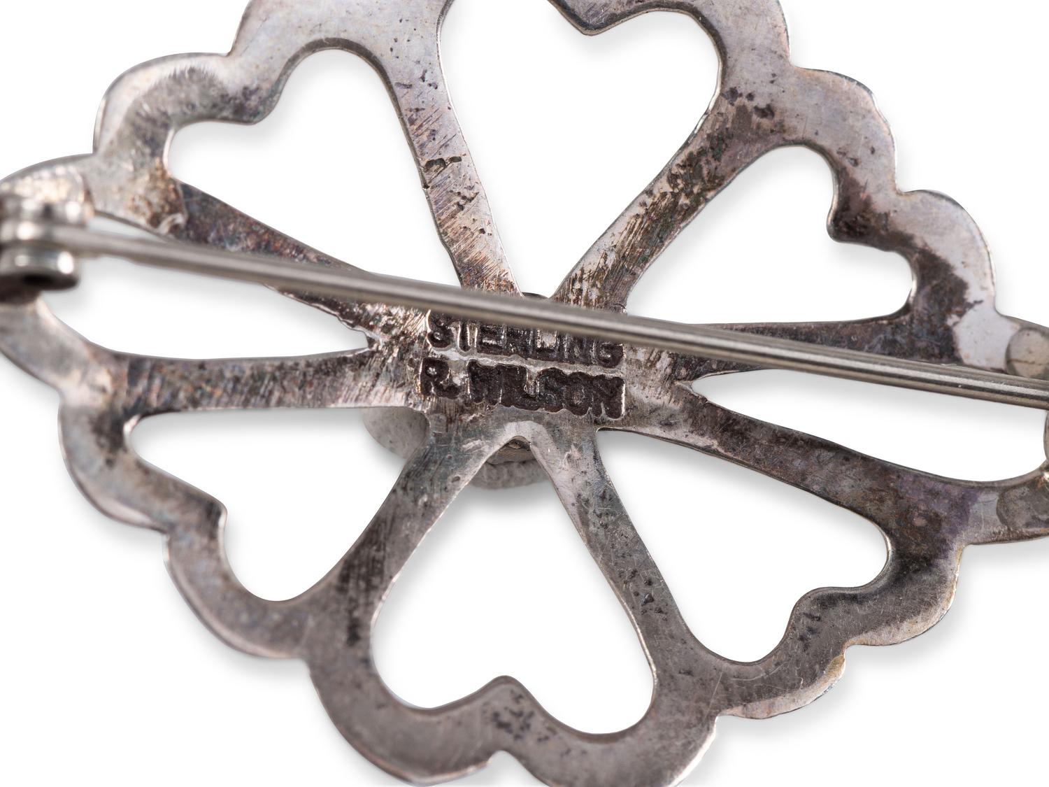 Navajo Sandcast Silver Pins / Brooches