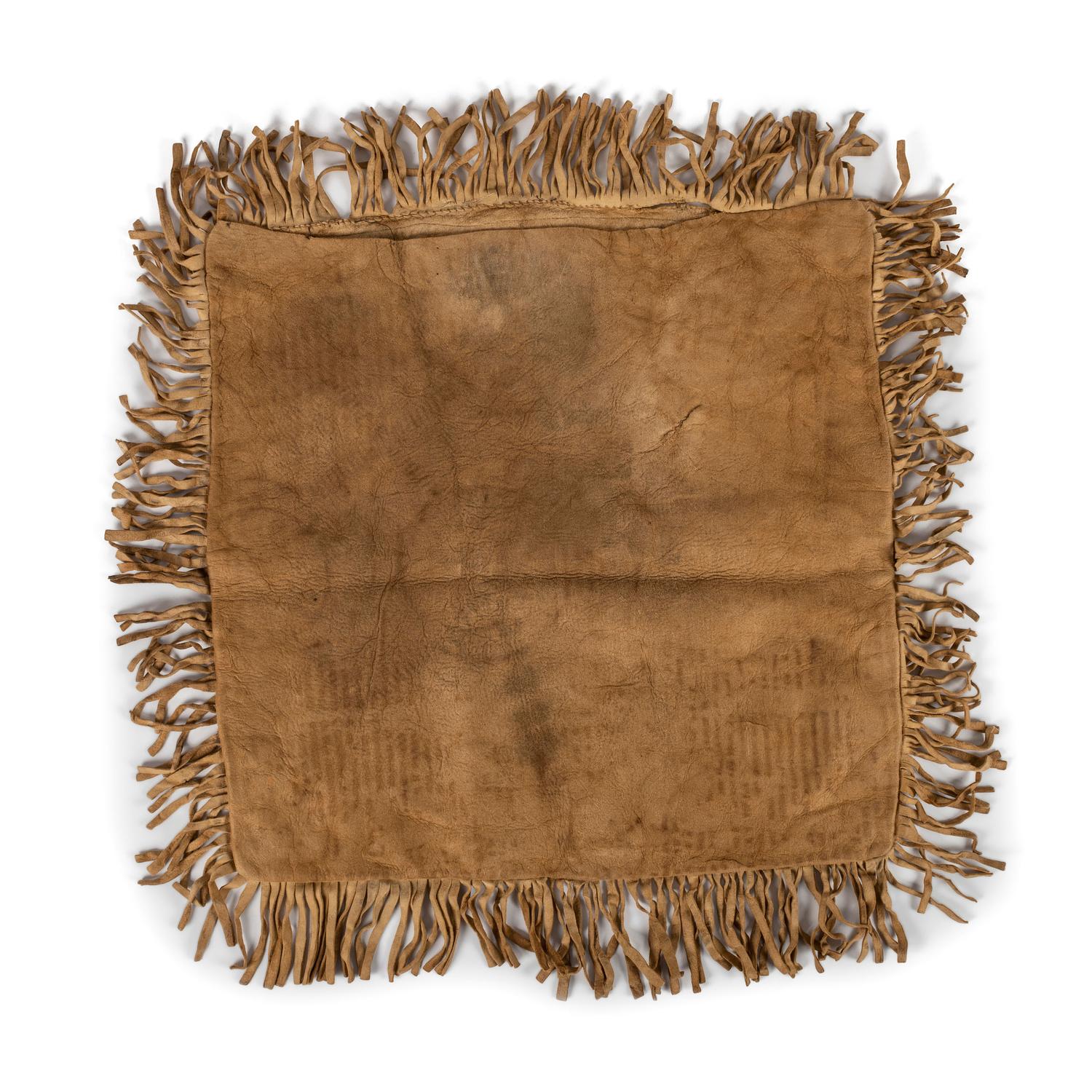 Northern Cree Beaded Hide Panel