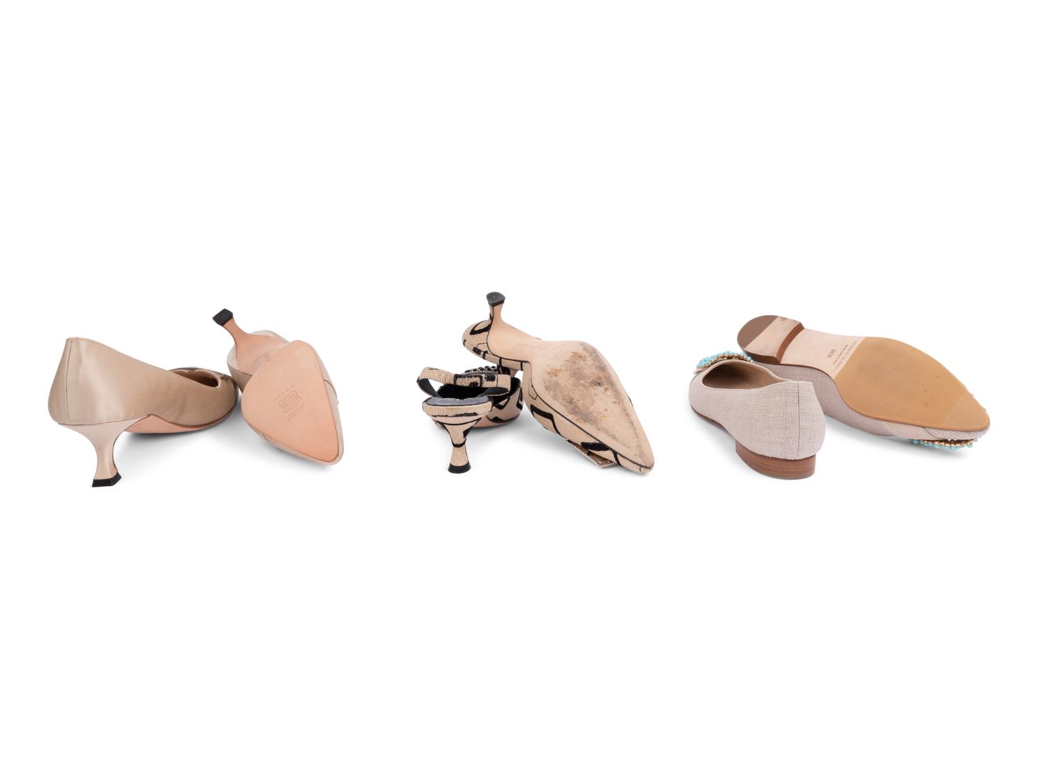 Nine Pairs of Monolo Blahnik Shoes