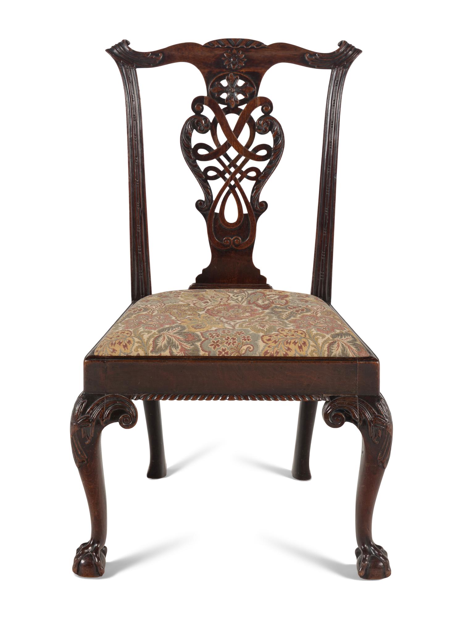 A George II Mahogany Side Chair