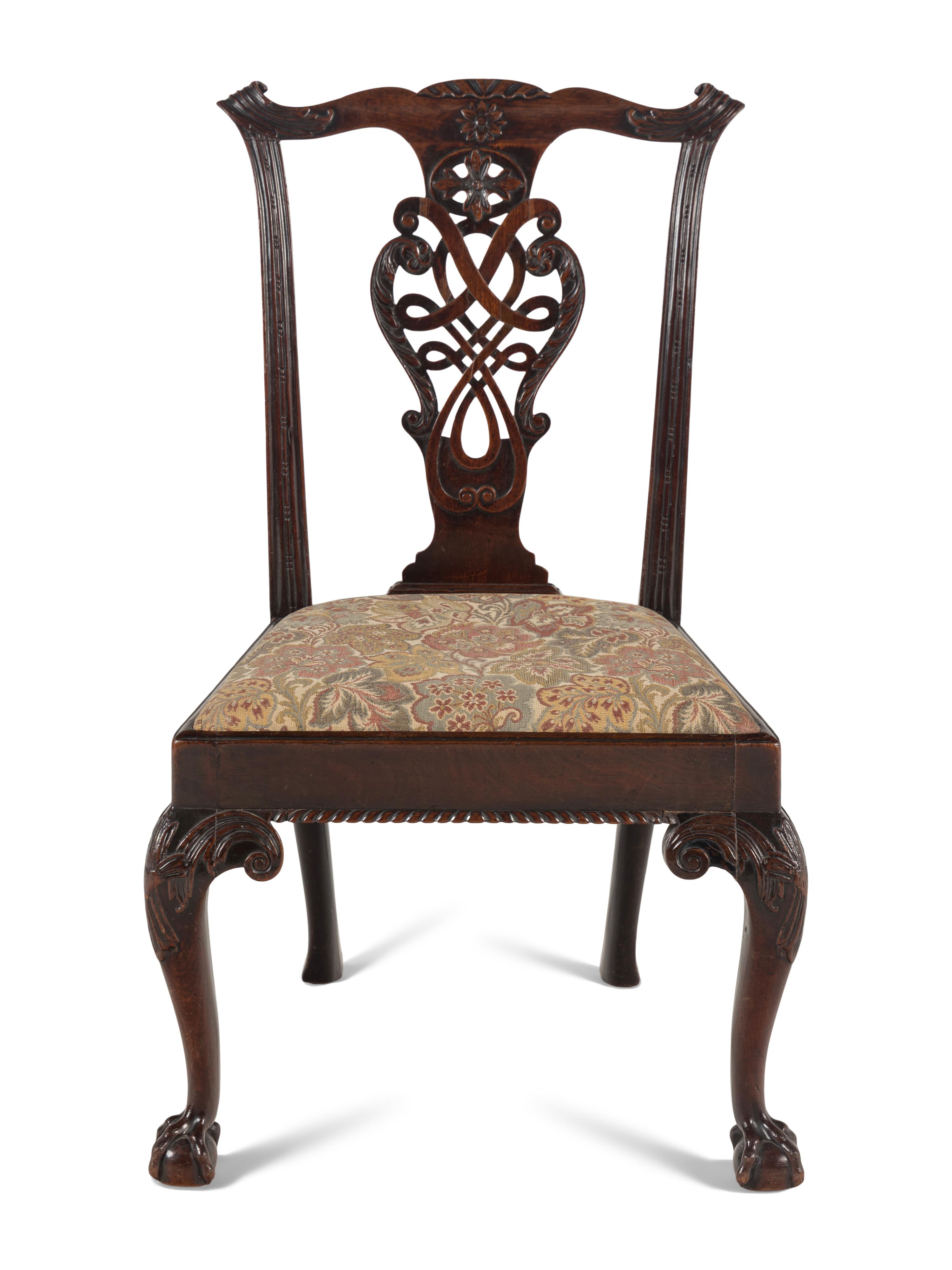 A George II Mahogany Side Chair