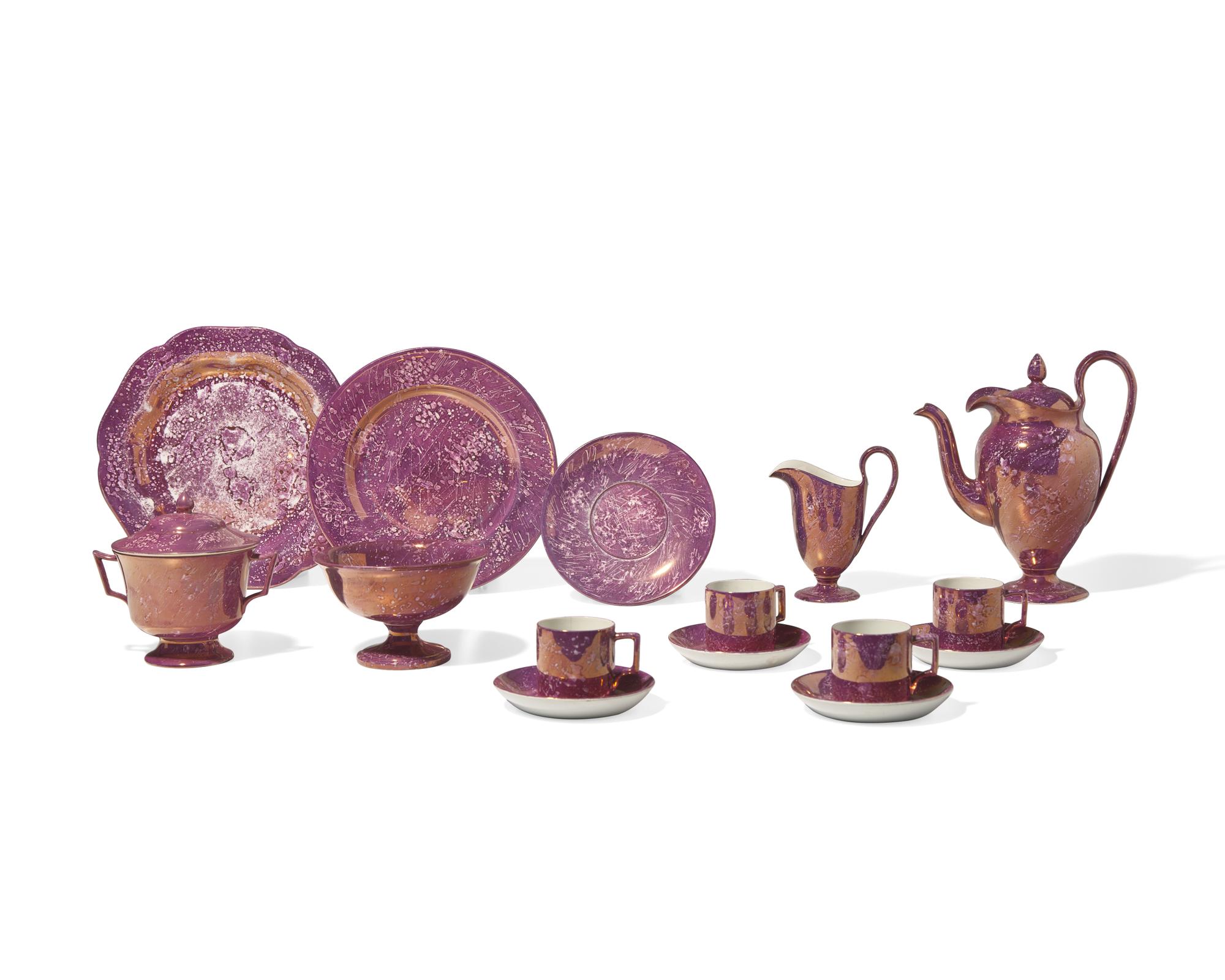 A Wedgwood Lustreware Coffee Service