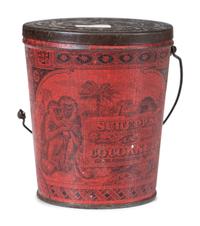 Seven Advertising Tins and Box