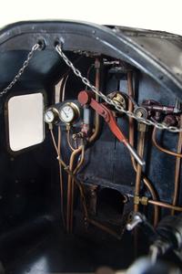 A Rare and Impressive Live Steam 7 1/4-Inch Gauge Painted Metal Great Western Railway-Class 6000: King George V Locomotive and Ride-On Tender