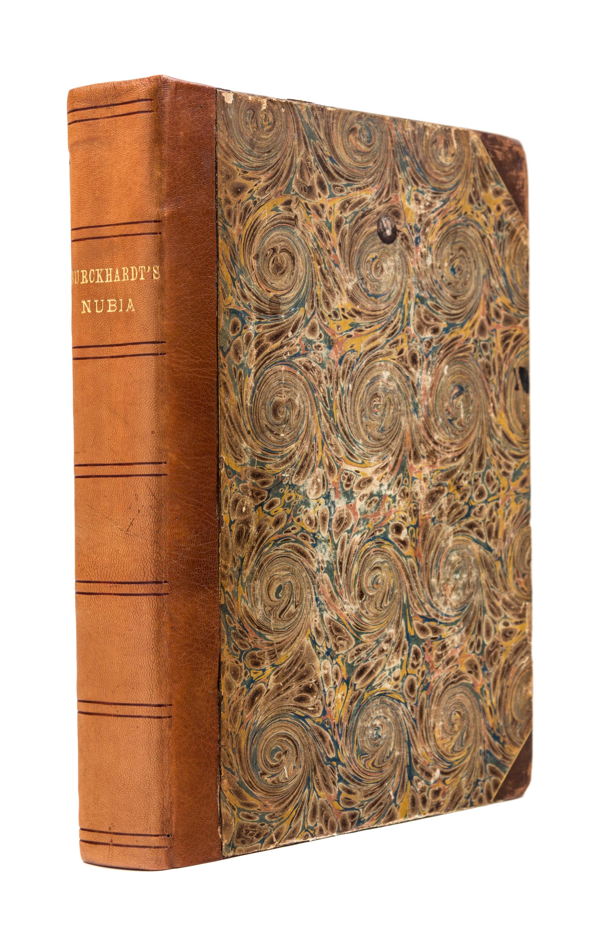 BURCKHARDT, John Lewis (1784-1817). Travels in Nubia. London: John Murray, 1819.
