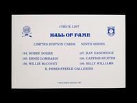 A Complete Run of 1980-2002 Series One Through Fifteen Perez-Steele Baseball Hall of Fame Post Cards