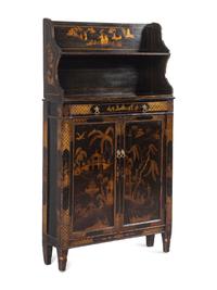 A Regency Chinoiserie Decorated Chiffonier