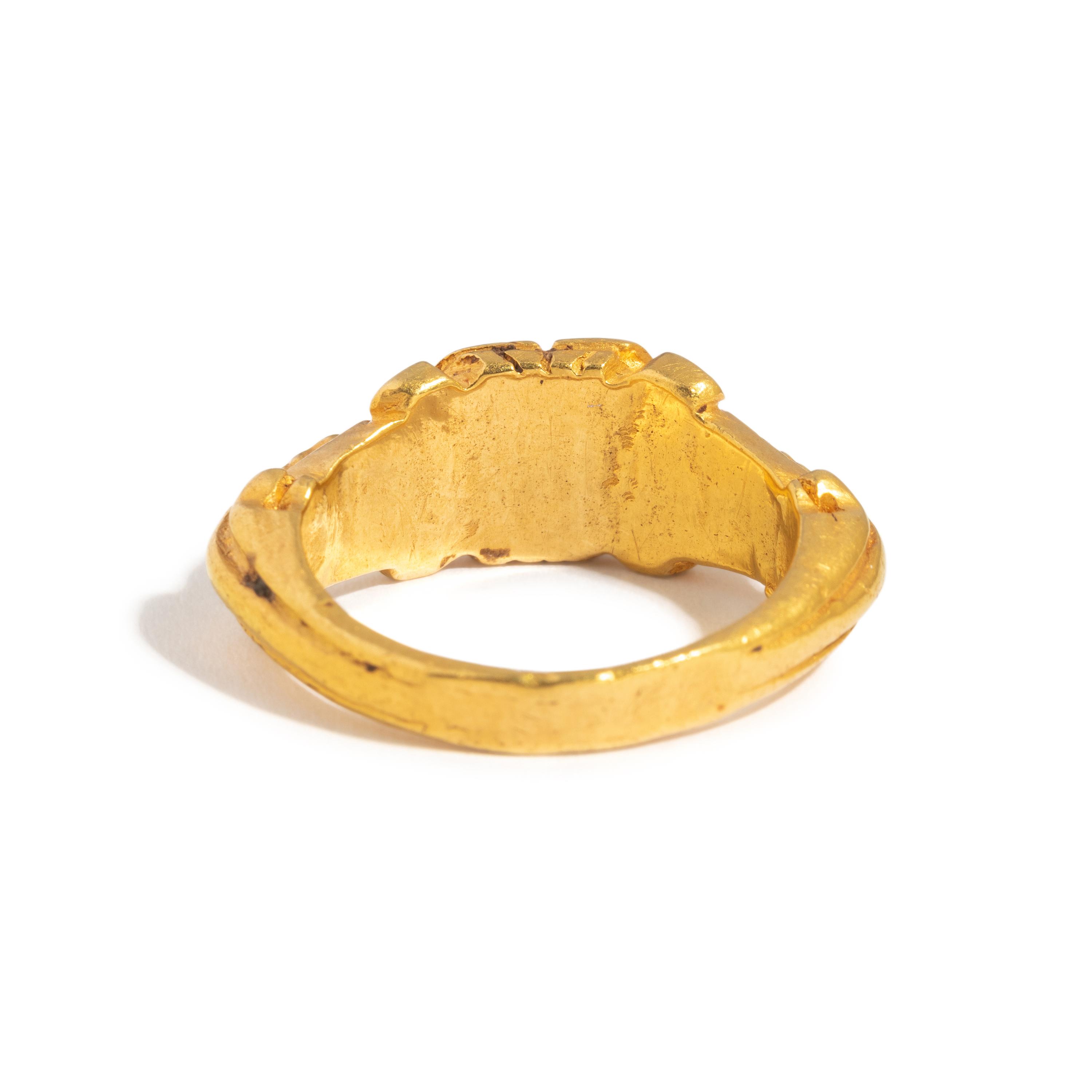 A Roman Gold Finger Ring