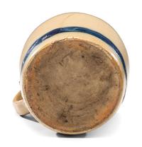 A Cobalt Decorated Stoneware Pitcher