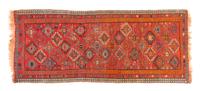 A Soumak Wool Runner 7 feet 4 inches x 3 feet 5 inches. — CIRCA 1880