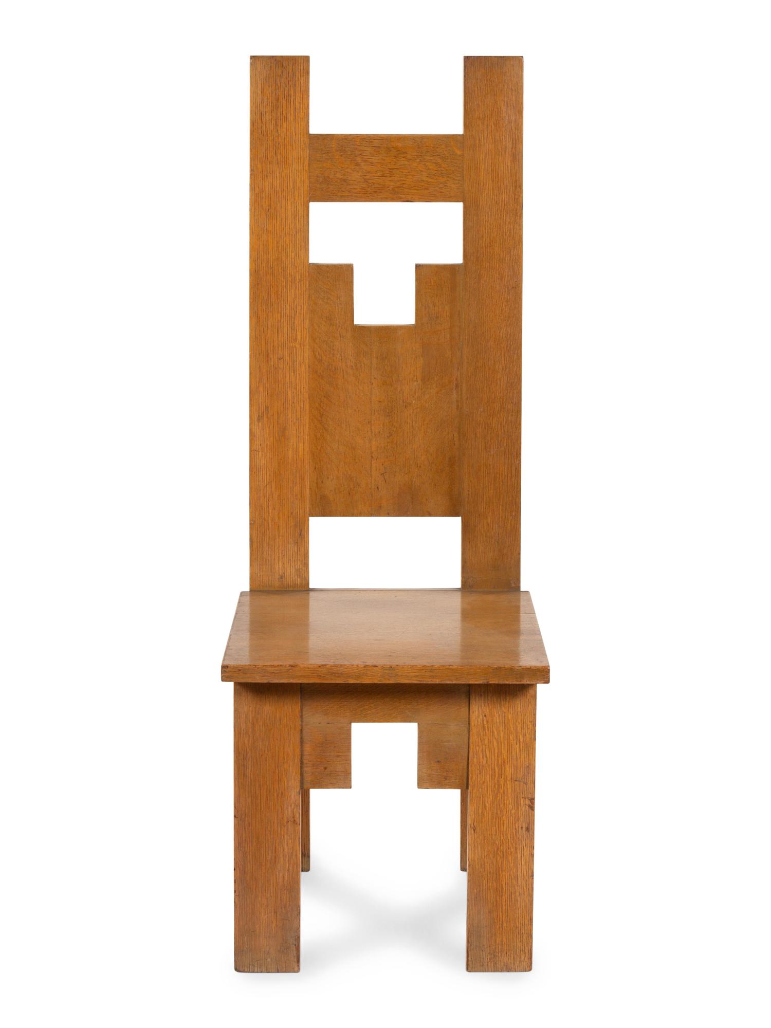 An Arts & Crafts Oak Side Chair
