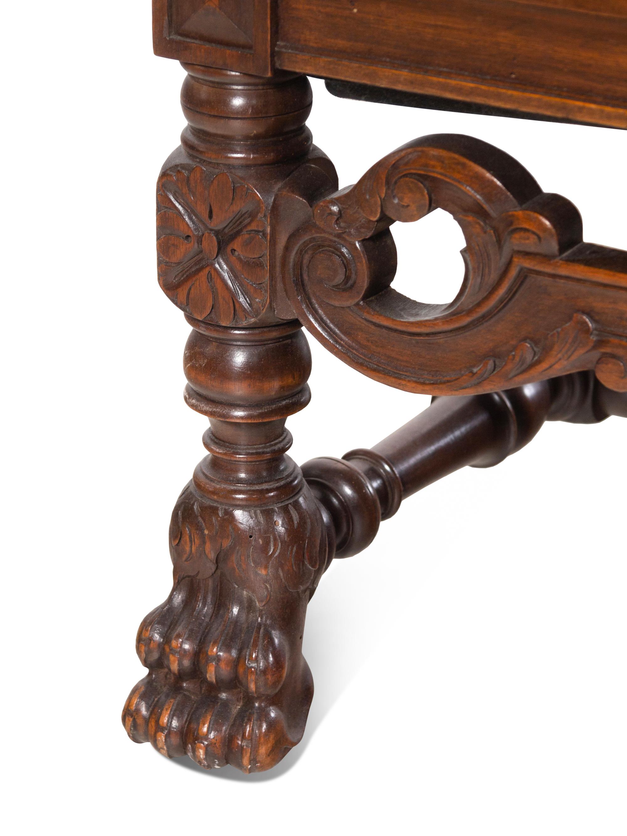 A Renaissance Revival Carved Walnut Parlor Suite