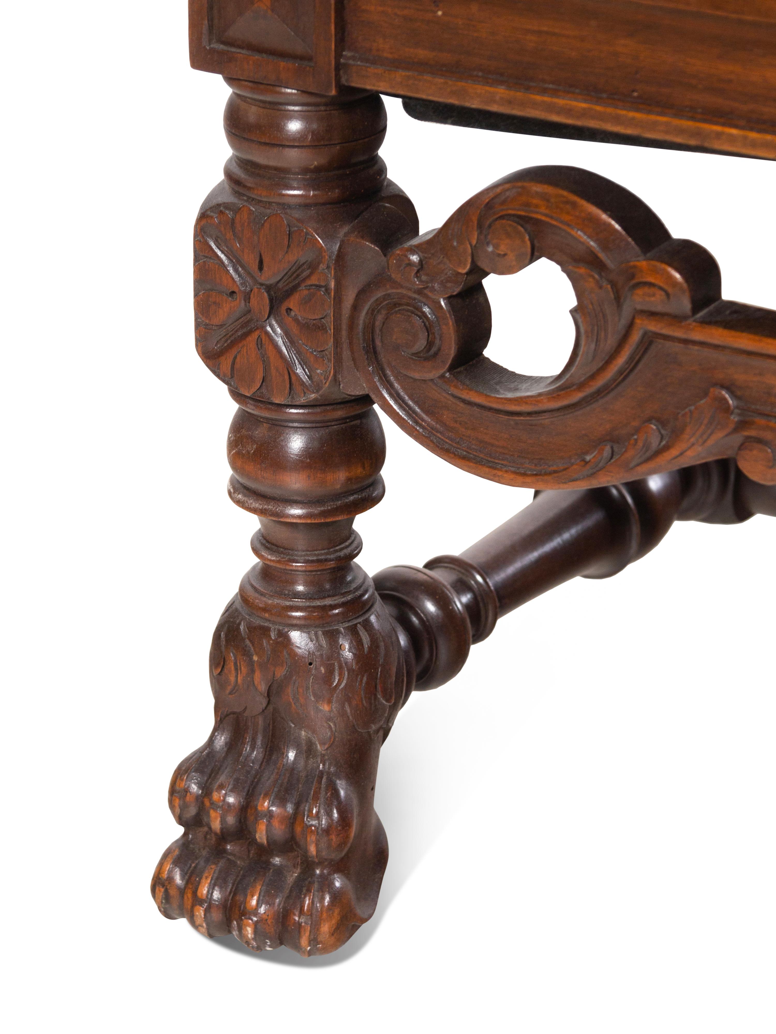 A Renaissance Revival Carved Walnut Parlor Suite