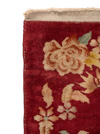 Two Chinese Art Deco Wool Rugs