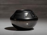 Pottery Jar with High Gunmetal Finish June 1969