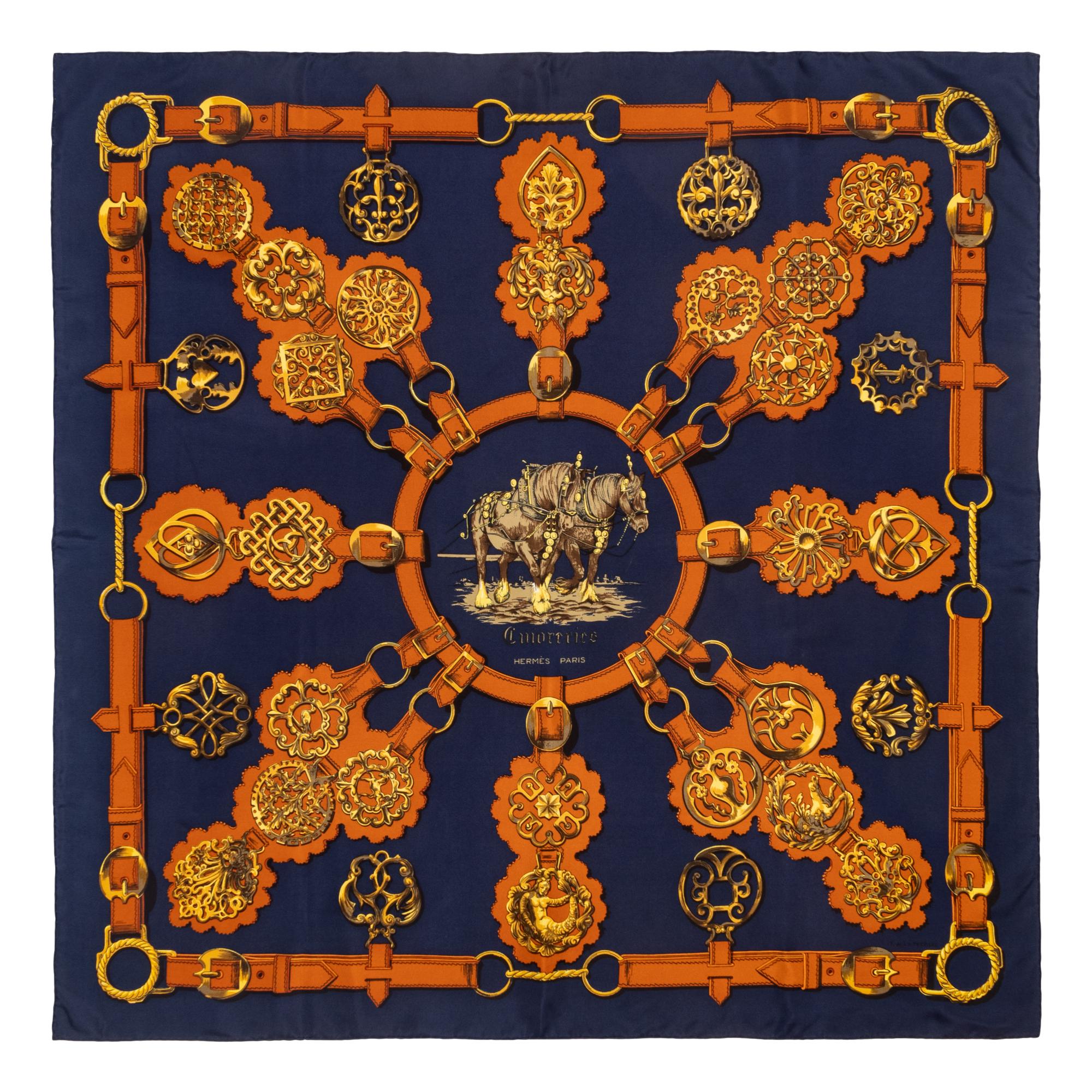 Three Hermès Scarves