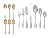 An American Silver Flatware Service