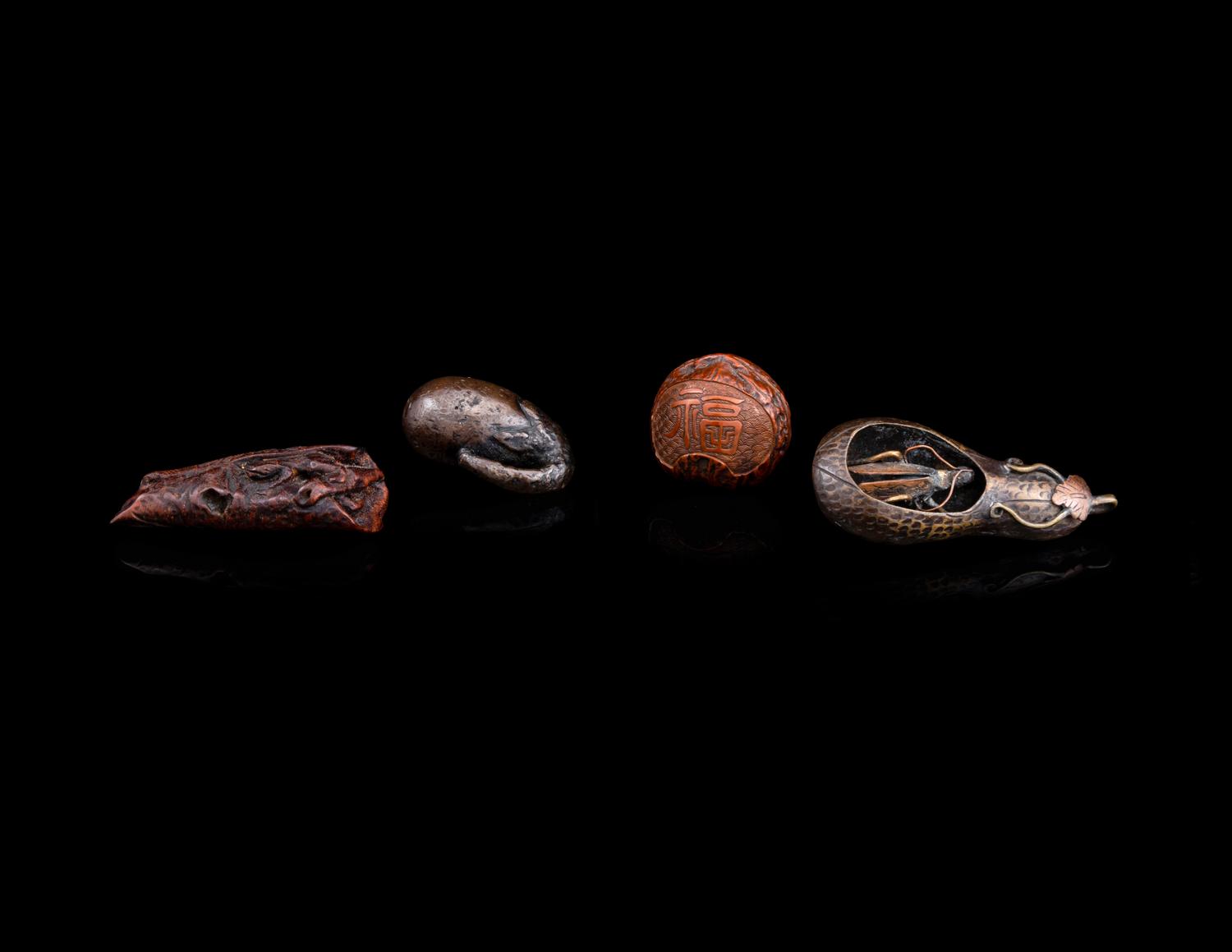 Four Japanese Netsuke