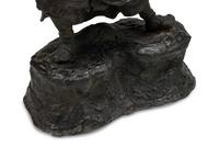 A Pair of Chinese Bronze Figures