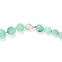 CHRISTOPHER WALLING, CHRYSOPRASE, CULTURED BAROQUE PEARL AND DIAMOND BEAD NECKLACE