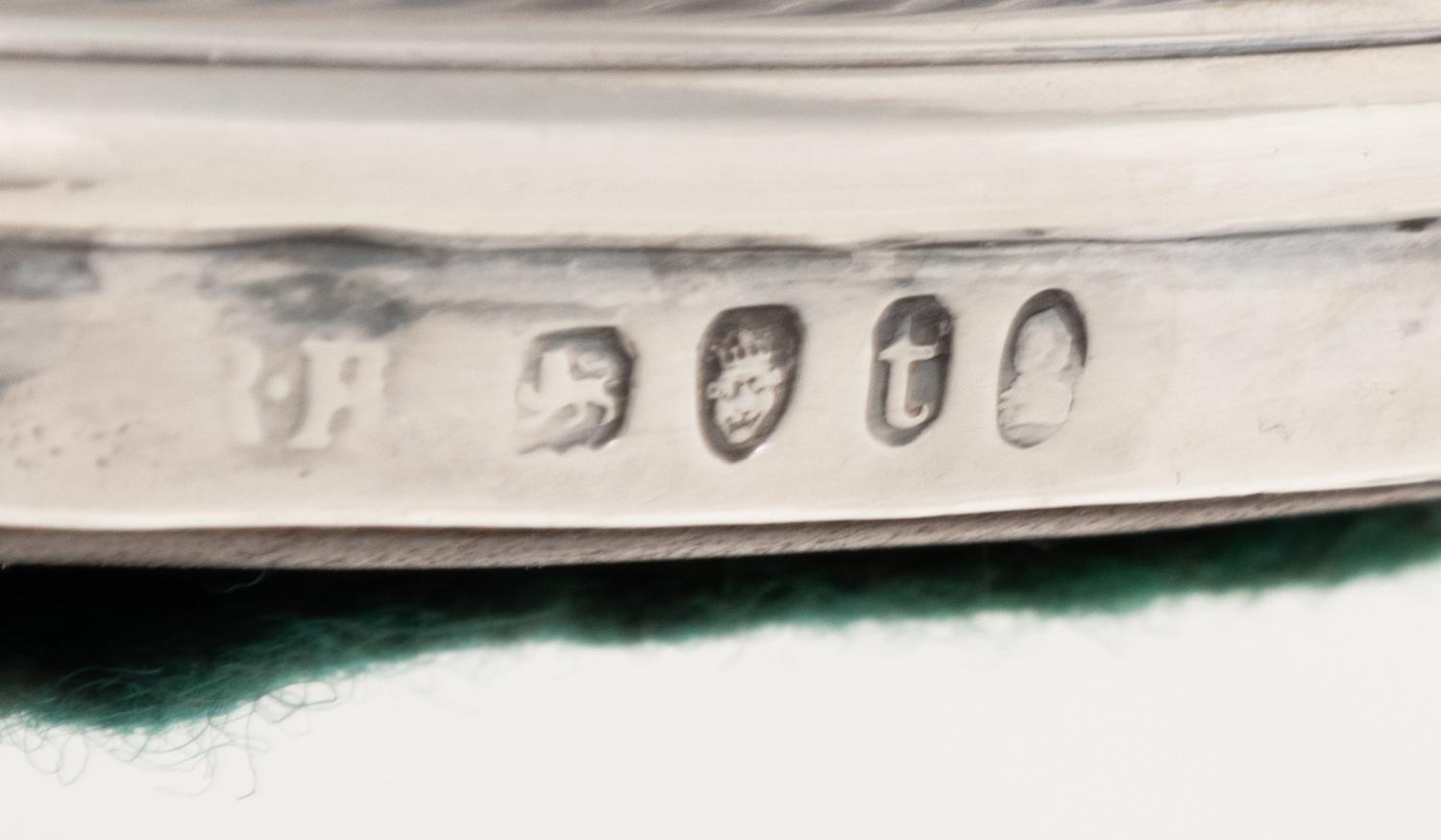 A George III Silver Wine Bottle Coaster