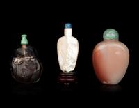 Three Chinese Snuff Bottles